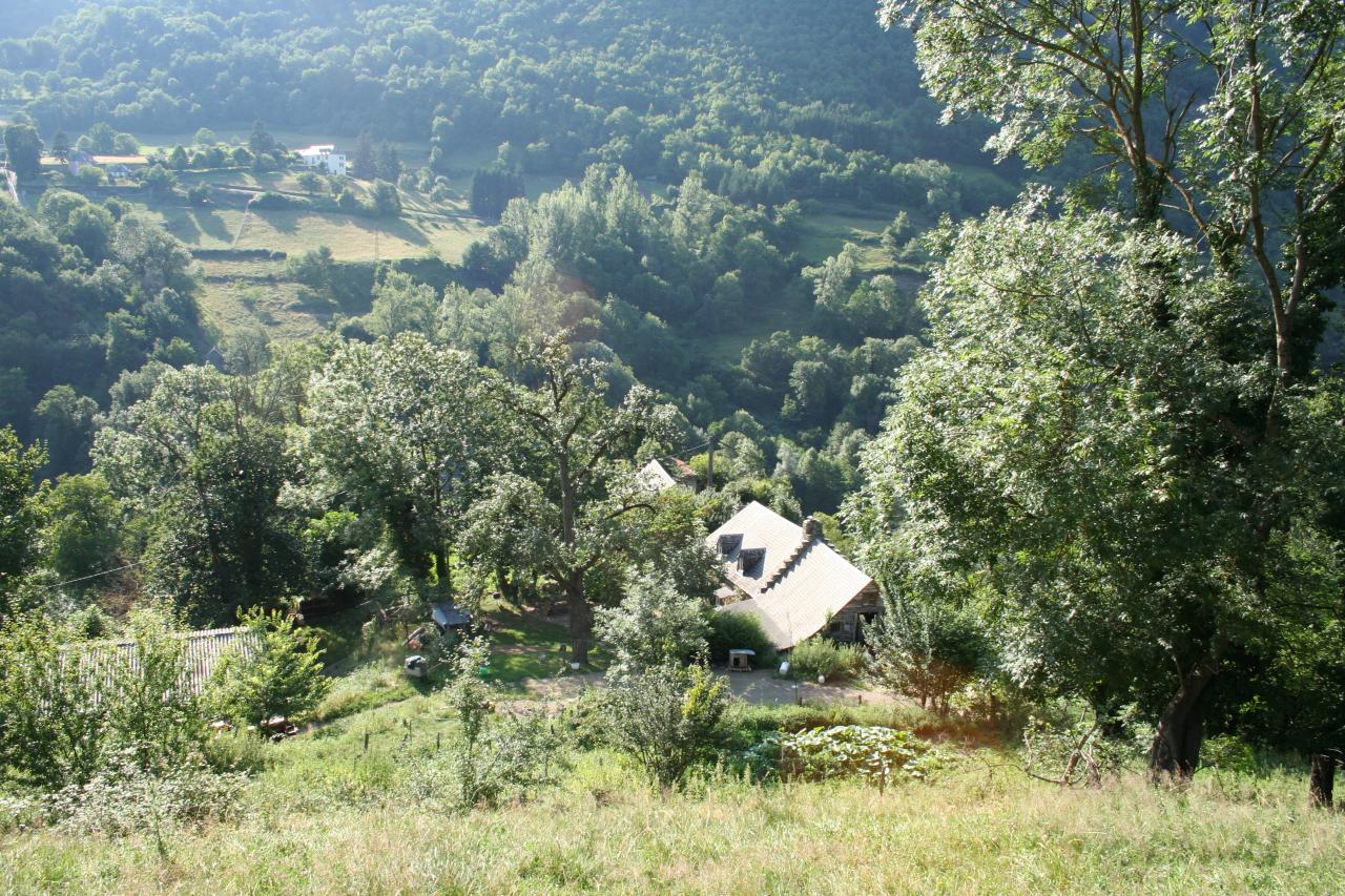 La ferme par beau temps